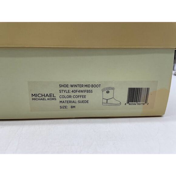 Michael Kors Women's Winter Mid Boot Round Toe Suede Boots Size 8M - Picture 2 of 12